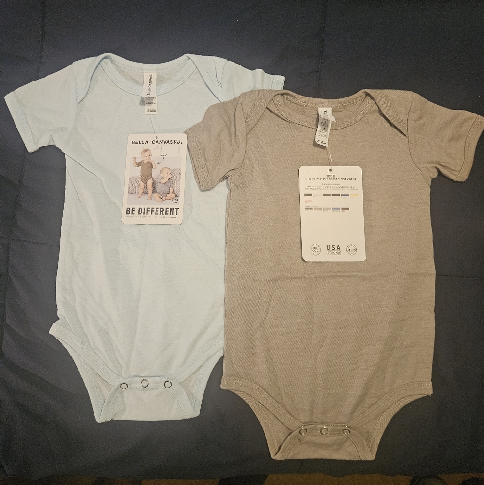 Baby Onesie bundle NWT bellacanvas 6-12month
